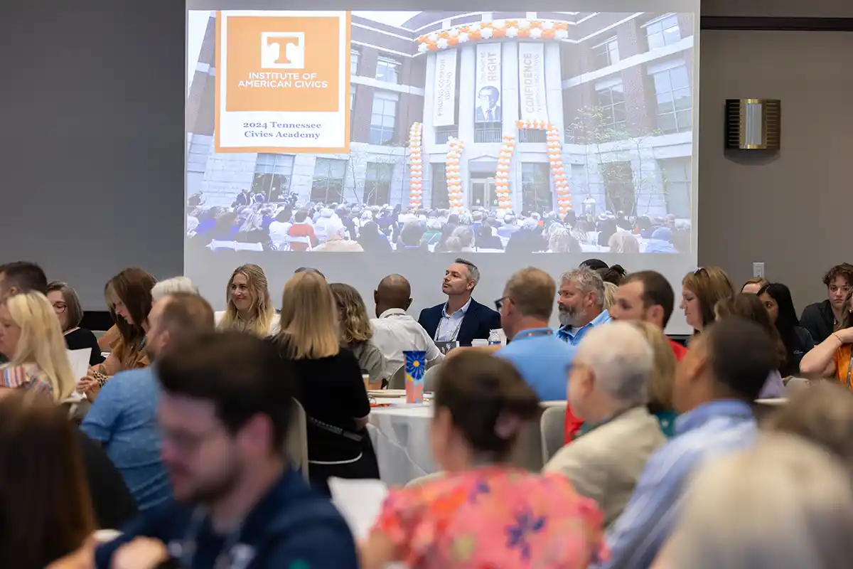 An image of the TN Civics Academy conference.