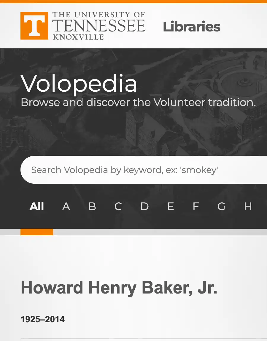 A screen capture of the Volopedia website